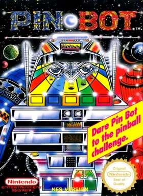 Pin Bot (Europe) box cover front